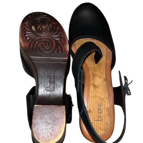 B.O.C.  Mary Jane Platform Shoe's Size 9 Med Classic Rounded Toe Sandals - Picture 4 of 5
